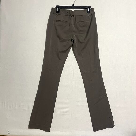 Express Columnist Mid-Rise Bootcut Dress Pants Brown Stretch Work - Size 0R - Picture 3 of 9